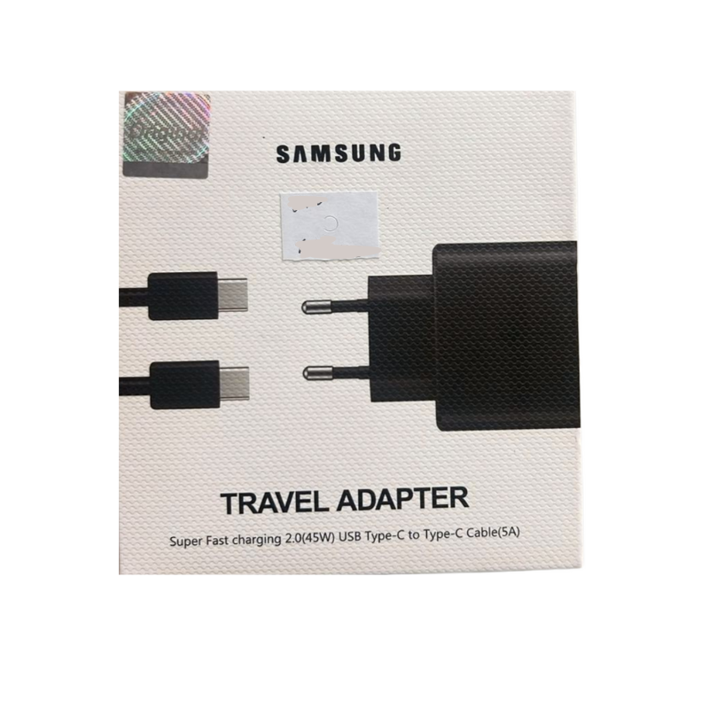 Carregador Samsung Travel Adapter 45W - Tipo C com Cabo USB-C