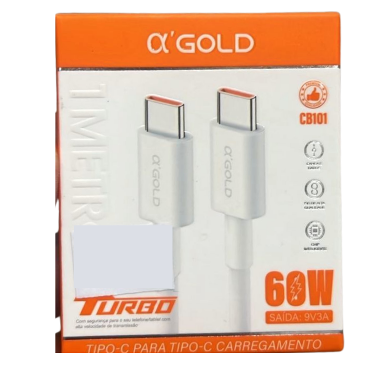 Cabo Alpha Gold Pro - Turbo Tipo-C (60W)