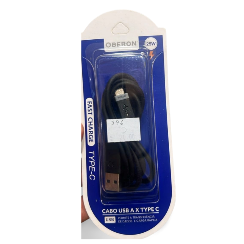 Cabo Oberon Fast Charge Tipo-C